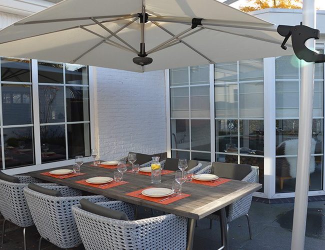 Cielo Pro banana parasol 260x260cm